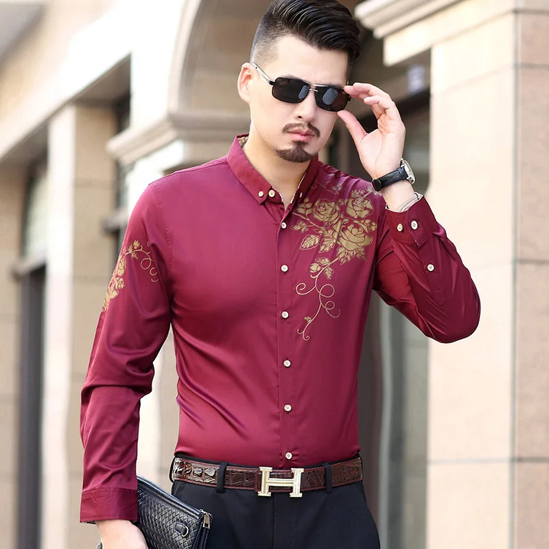Мужская рубашка с длинным рукавом 7XL 6XL 5XL M большого размера|social masculina|camisa social