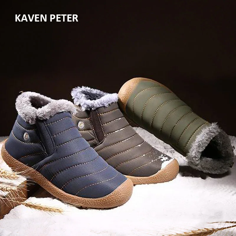Plus size Warm shoes Winter children casual shoes snow boots kids boys sneakers girls winter boots