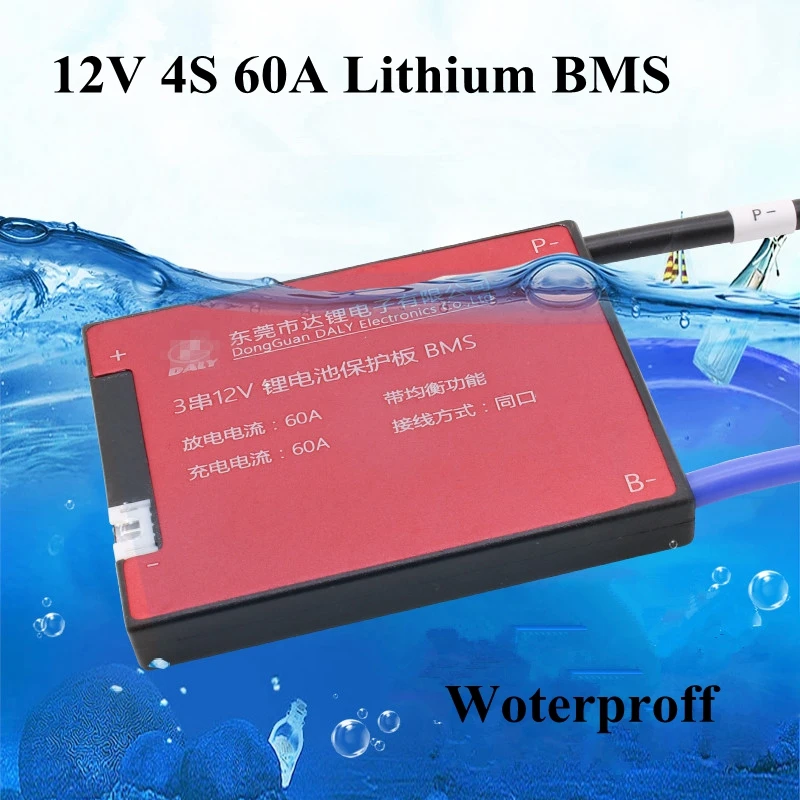 1 шт. литиевая батарея BMS 12 В 3s 60A разряд 14 8 в комплект аккумуляторов 6 16 Bms 50A 45A