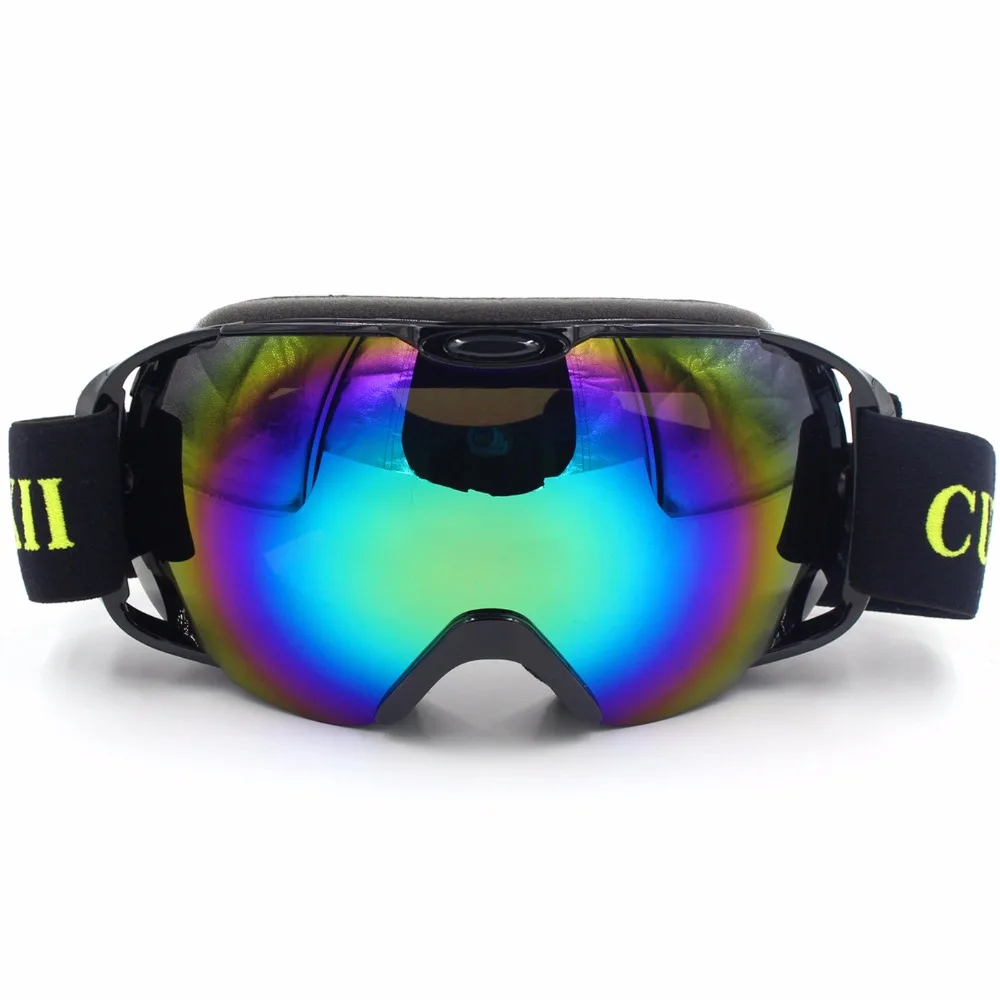 Cuzaekii HX 012 лыжные Сноубординг очки UV400 Анти туман двойные линзы снегоход Лыжный