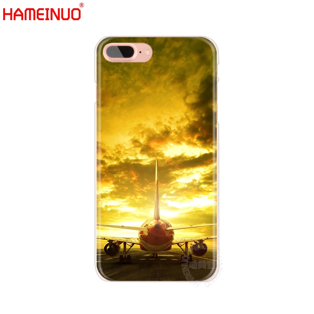HAMEINUO the airplane flying into sunset cell phone Cover case for iphone X 8 7 6 4 4s 5 5s SE 5c 6s plus | Мобильные телефоны и