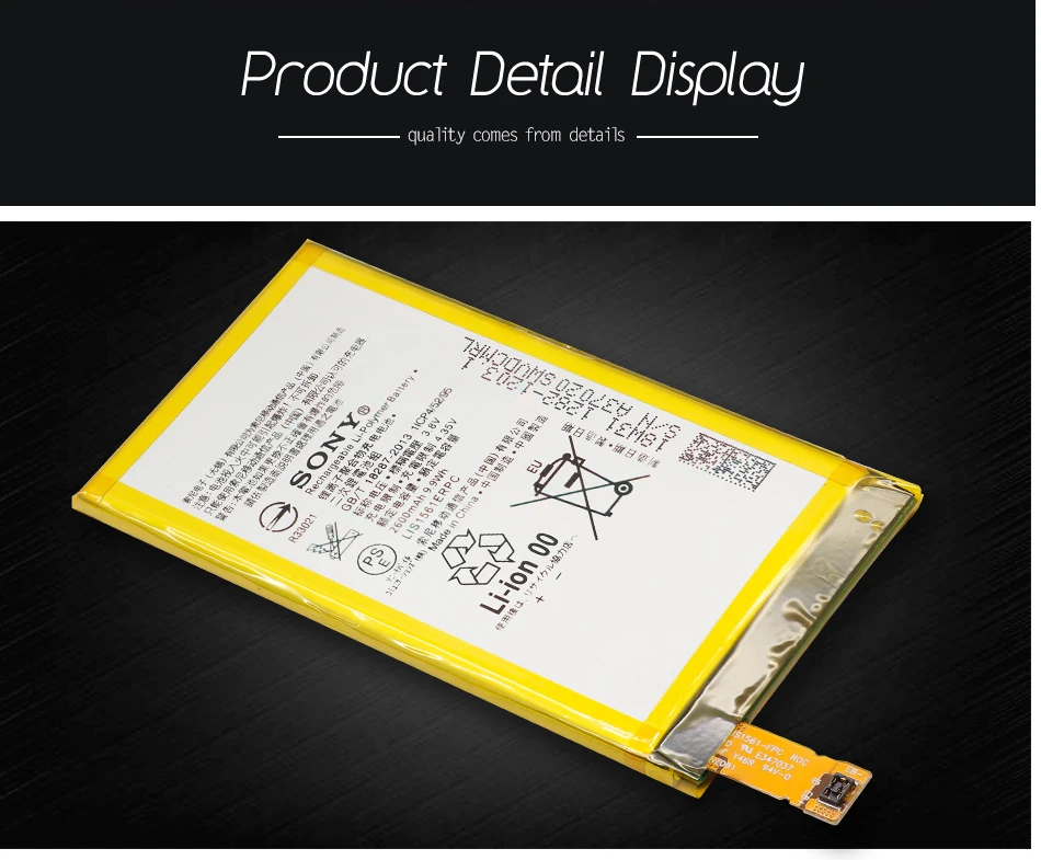 SONY LIS1561ERPC телефон Батарея 2600 мА/ч, для SONY Xperia Z3 Compact Z3 мини C4 M55W D5833 D5803 SO-02G Z3 мини Batteria