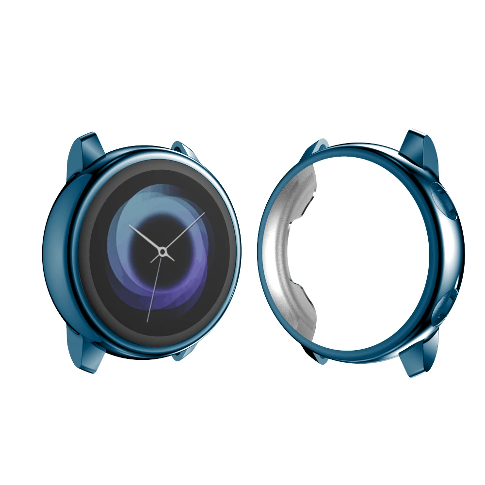 Чехол для часов, бампер, чехол, Аксессуары для samsung Galaxy Active Watch, защитный чехол, покрытие из ТПУ, Встроенный протектор экрана