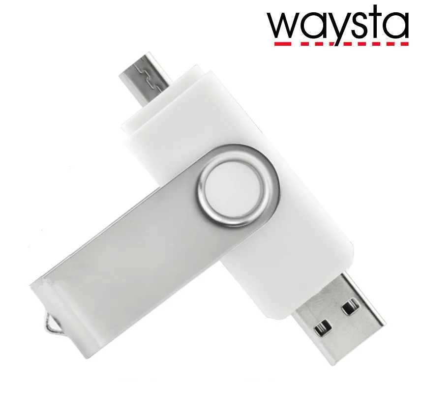 Usb флеш накопитель Waysta 64 ГБ 128 4 8 16 32 Micro usb|32gb micro usb|otg usbusb flash drive 4gb |
