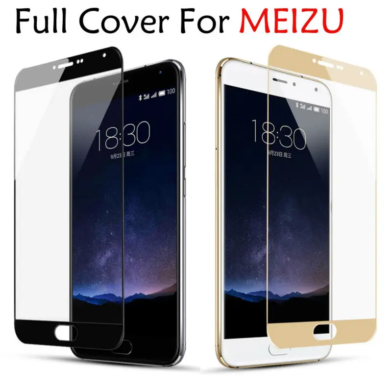 Полное покрытие закаленное стекло для MEIZU M3S M5S M5 Note M5C MX6 M6 Защита экрана Meizu 15 16 th Plus