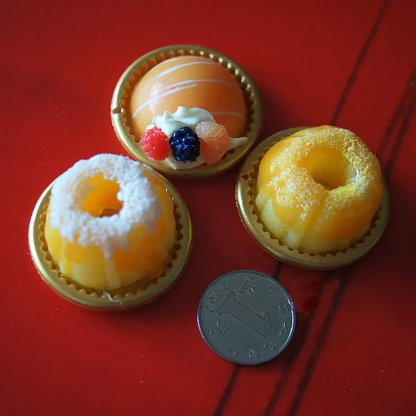 

A01-X150 children baby gift Toy 1:12 Dollhouse mini Furniture Miniature rement-Furit cakes 2pcs/set