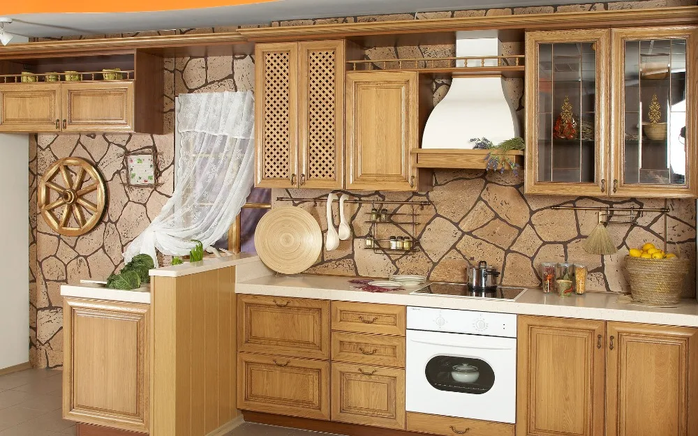 Деревянный кухонный шкаф K002|wood kitchen cabinets|kitchen cabinetkitchen wood cabinet |