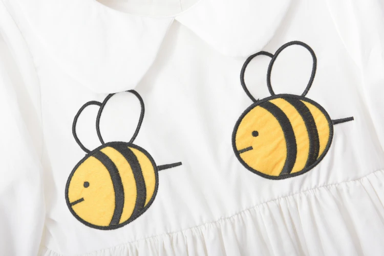 Платье для девочек 2017 весенняя одежда новая детская детские Флоря Вышивка кукла