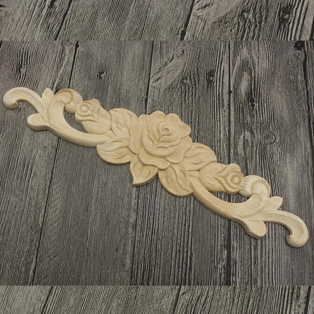 LumiParty Woodcarving Decal Rubber Wood Engrave Onlay Applique Craft Home Elegant Gifts-30 | Дом и сад