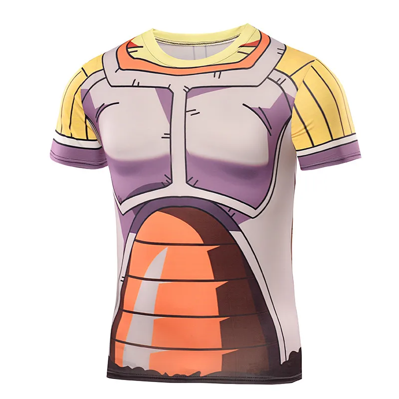 2017 summer men's T shirt 3D print fitness quick-drying fashion casual tops tees Mela seven dragon ball T-shirt brand clothing | Мужская