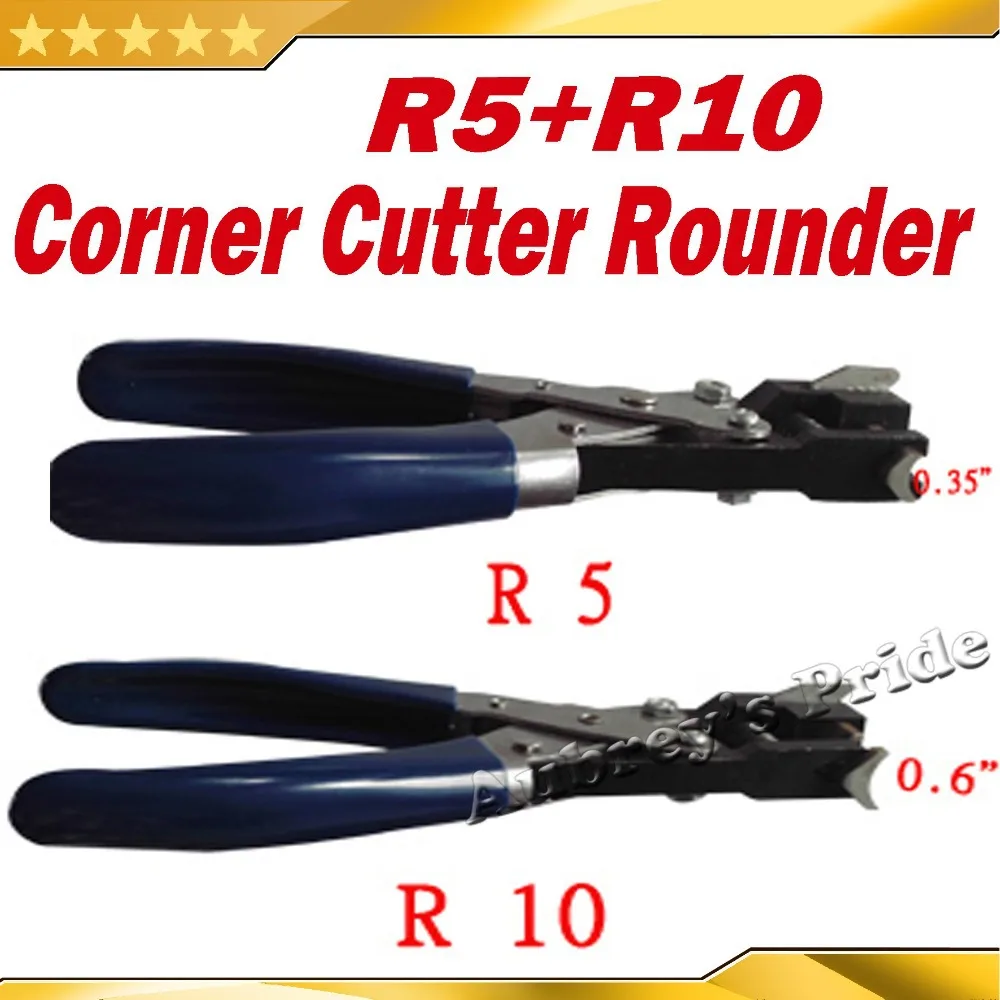 Бесплатная доставка радиус R5 (7/32 &quot) + R10 (3/8&quot) 2 шт ручные ID Бизнес бумаги Criedit