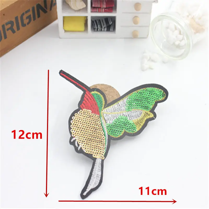 Новое поступление 2017 года различные стили птиц термоплавкий клей аппликация