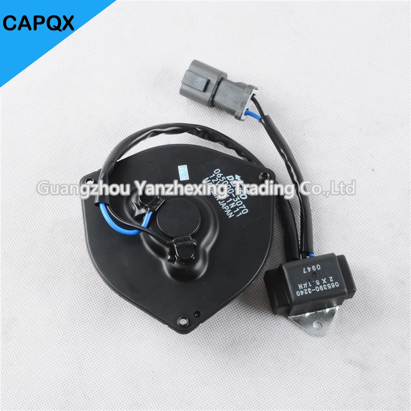 Двигатель охлаждающего вентилятора CAPQX OEM: 38616 PWA 000 для honda FIT 05 08 GD1/GD3 подходит