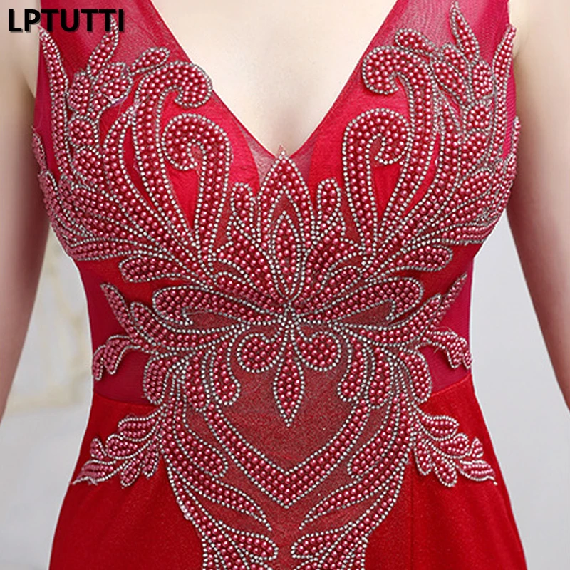 LPTUTTI Beading New For Women Elegant Date Ceremony Party Prom Gown Formal Gala Events Luxury Long Evening Dresses | Свадьбы и