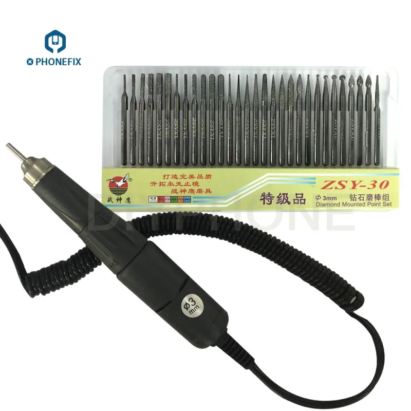 PHONEFIX 220V 3 мм Мини IC шлифовальный станок мобильный телефон iс чип для iPhone iPad Samsung