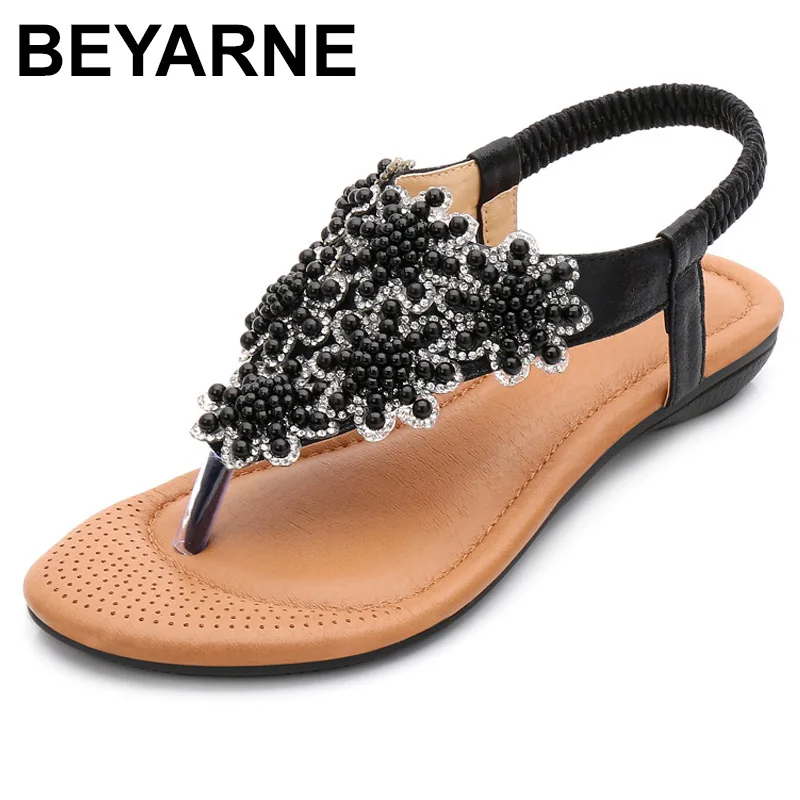 BEYARNEgladiator/женские сандалии в римском стиле смешанные цвета этническом милые с