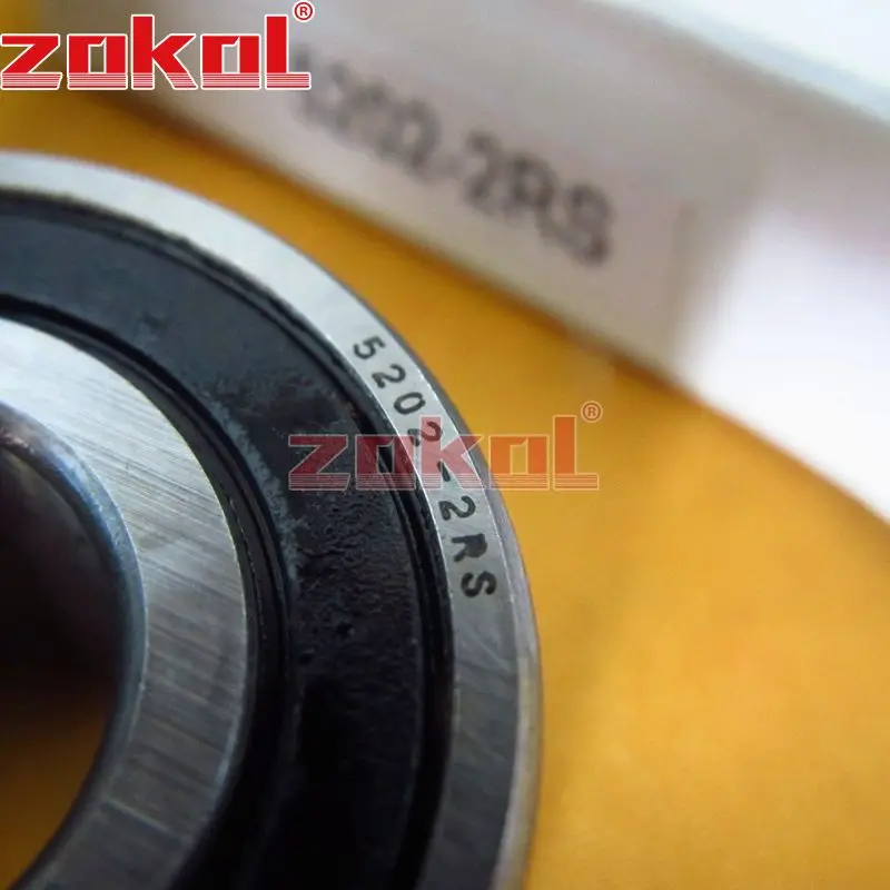 Подшипник ZOKOL 5202 2RS 3202 2RZ (3056202) осевой радиально упорный шарикоподшипник 15*35*15 9 мм| |
