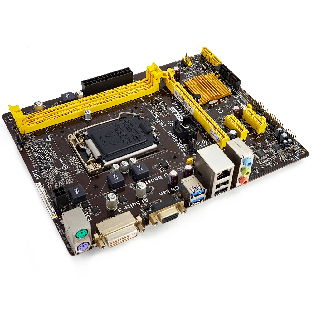 Asus H81M-K настольная материнская плата H81 LGA 1150 для Core i7 i5 i3 DDR3 16G SATA3 USB3.0 DVI VGA Micro-ATX