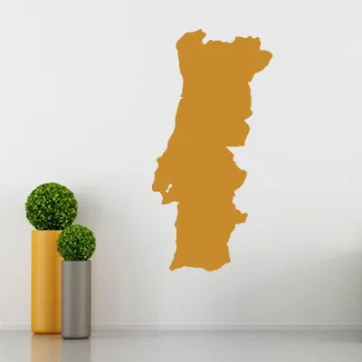 Карта Португалии Глобус земля страна стены виниловая наклейка на заказ