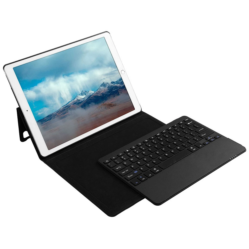 SeenDa беспроводной Bluetooth чехол-клавиатура для iPad Pro 12,9 дюйма кожаный защитный чехол-клавиатура для планшета+ держатель для карандаша