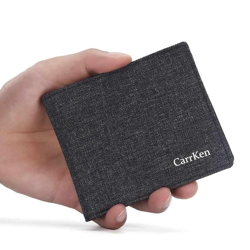 Мужской кошелек с поперечным сечением сумка из шлифовальной ткани корейский