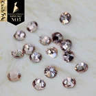 Хрустальный замок светильник-персиковый привлекательный элегантный свадебный Стеклянные Бусы Flatback Стразы со стразами горячей фиксации для свадебного платья