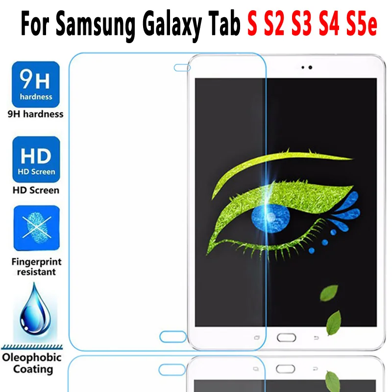С уровнем твердости 9H HD закаленное Стекло для Samsung Galaxy Tab S S2 S3 S4 S5e S6 8,0 8,4 9,7 10,5 T860 T720 T830 T710 T810 T820 Экран протектор