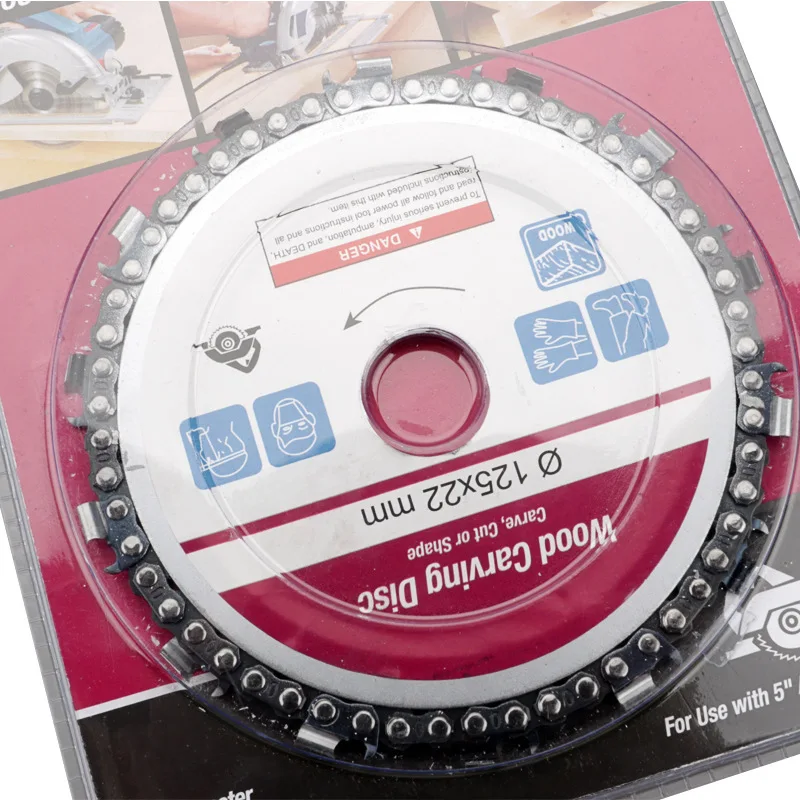 5 дюймов шлифовальник диск 14 зуб тонкой цепная пила пластина резьба по дереву