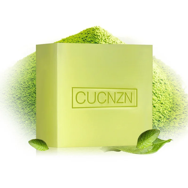 CUCNZN Maccha soaps 2pcs teenager whitenting moisturizing soap oil-control acne treatment deep cleaning face T61 | Красота и здоровье