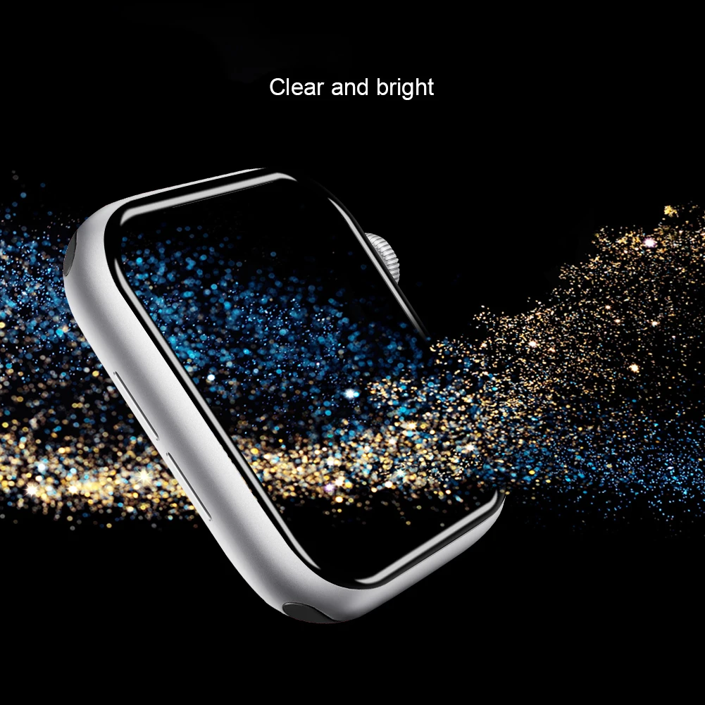 СПС iWatch 4 3 2 1 закаленное стекло протектор экрана Nillkin 3D AW+ Полное покрытие стекло для Apple Watch 38 мм 40 мм 42 мм 44 мм