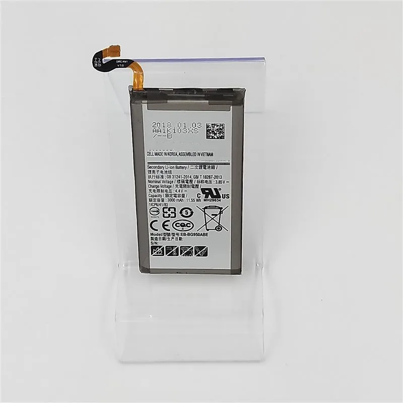 3000 мАч EB-BG950ABE батарея для Samsung Galaxy S8 G9508 G9500 G950U SM-G9508 G950A G950T G950 G950F | Мобильные