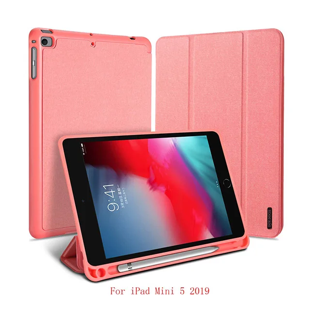 For iPad Mini 5 DUX DUCIS флип чехол для iPad Mini 5 Смарт TPU+ PU кожа чехол для планшета iPad Mini 5 Mini5 Mini 4 с пеналом - Цвет: For iPad Mini 5