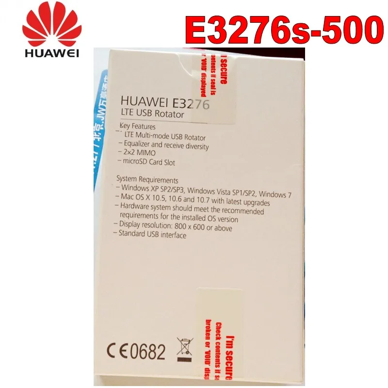 

Lot of 150pcs Unlocked HUAWEI E3276S-500 LTE Cat4 USB Surfstick huawei e3276 mifi 4g lte usb modem