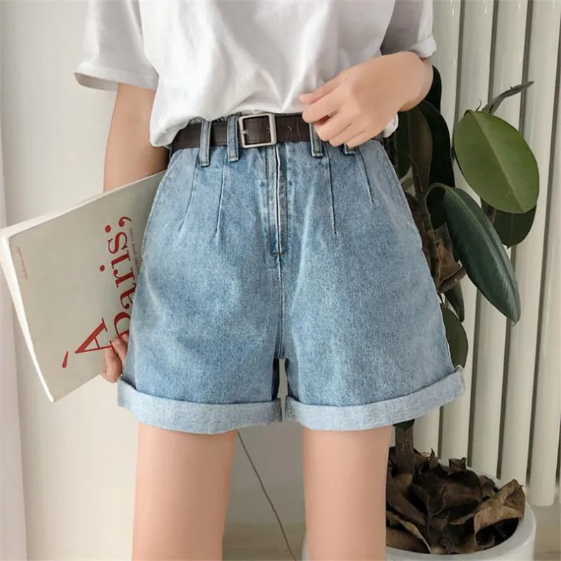 Новинка 2018 весенне-летние женские модные джинсовые шорты шорты-шаровары с