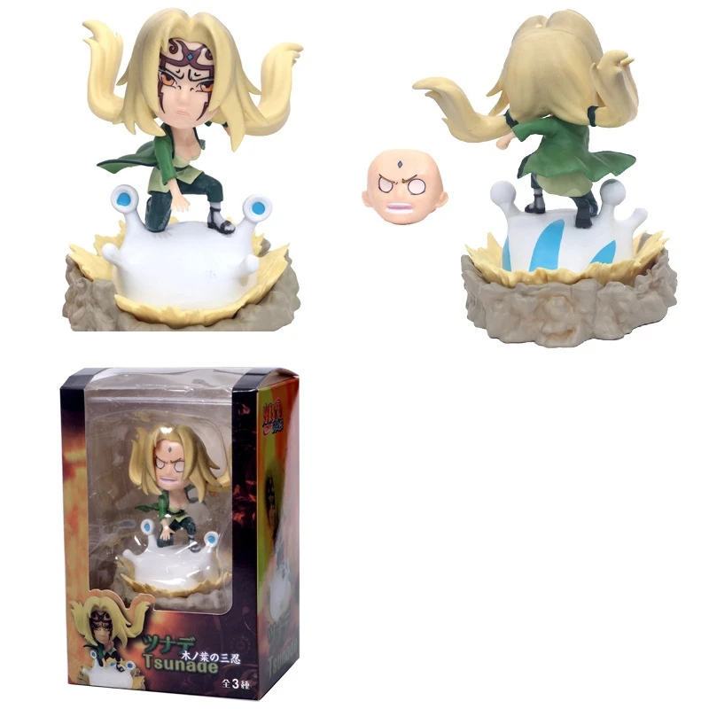 Новинка Аниме Наруто ПВХ фигурка Q версия Jiraiya Gama Sennin Orochimaru Tsunade для детей модель