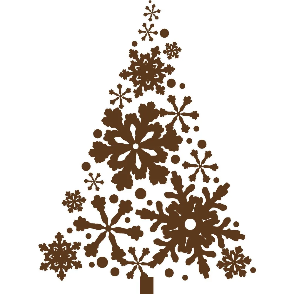 2018 домашнее украшение Счастливого Рождества Виниловая наклейка на стену