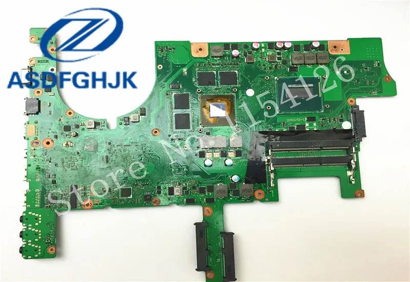 Материнская плата для ноутбука 60NB06G0-MB1330 ASUS G751JM материнская REV: 2 i7-4710HQ GTX 860M MA510 100%