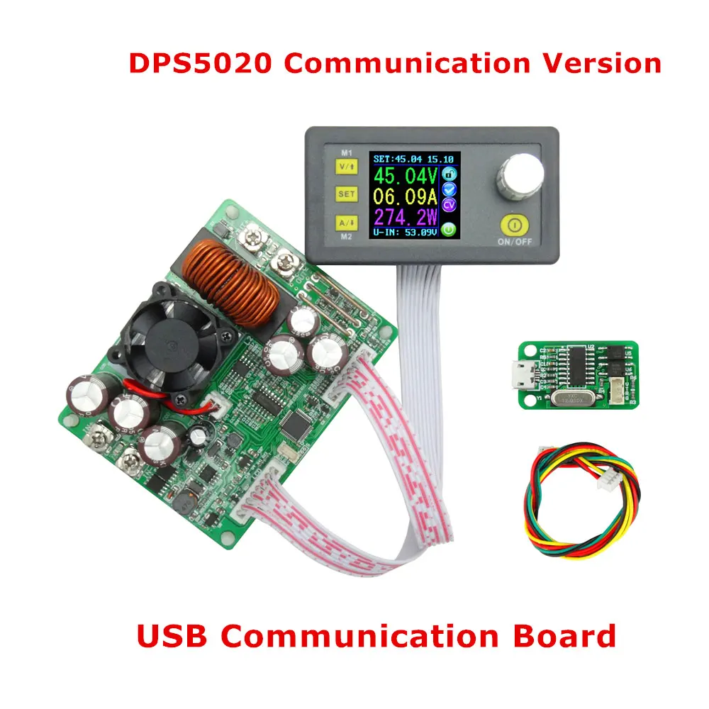 Быстрая доставка DPS5020 USB связь Постоянное Напряжение Ток понижающий цифровой