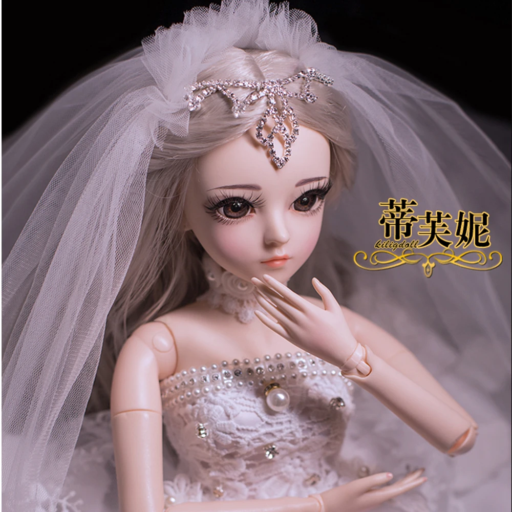 60 см bjd 1/3 элегантные куклы принцессы игрушки с коричневыми глазами одеждой