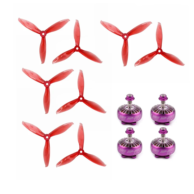 

IFlight Xing X2306 2450KV 2-4S Motor with GEMFAN 5149-3 5 Inch Propeller Props FPV Racing Motor Super Light Engine