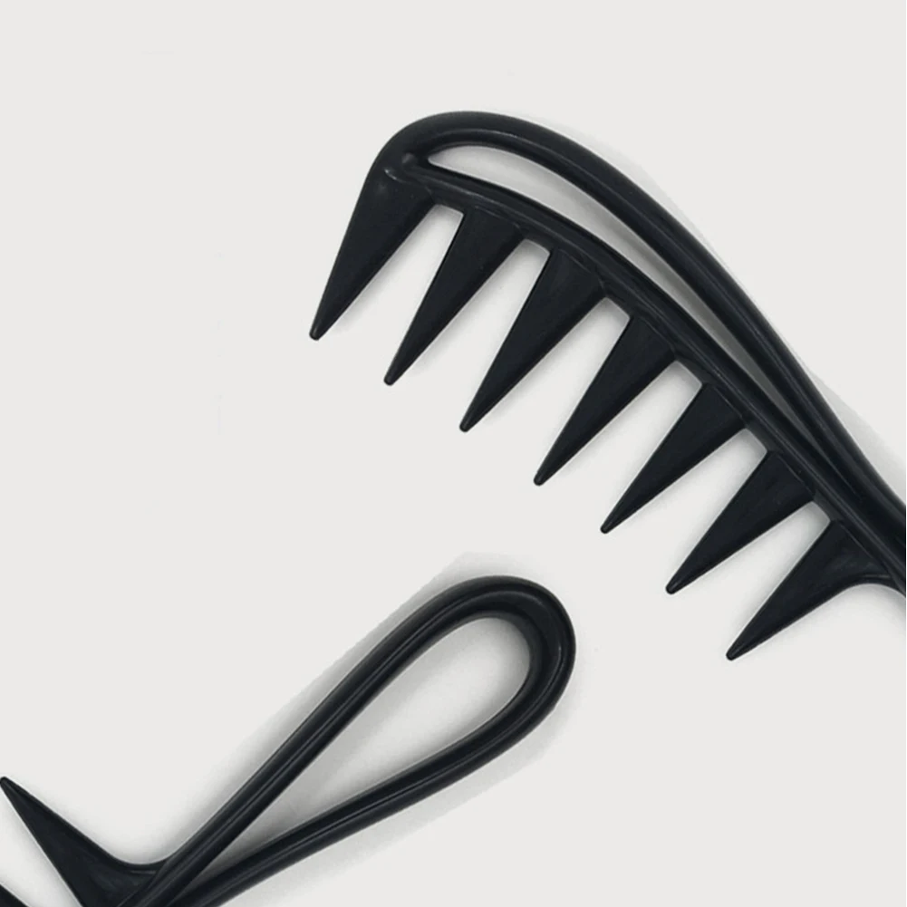 Massage Hair Straightener Care Styling Salon Wide Tooth Gift Exquisite Plastic Hairdressing Comb Curly Antistatic