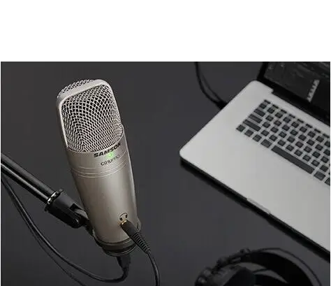 Оригинальный Samson C01U Pro (+ Самсон SR850 наушников) USB конденсаторный микрофон для
