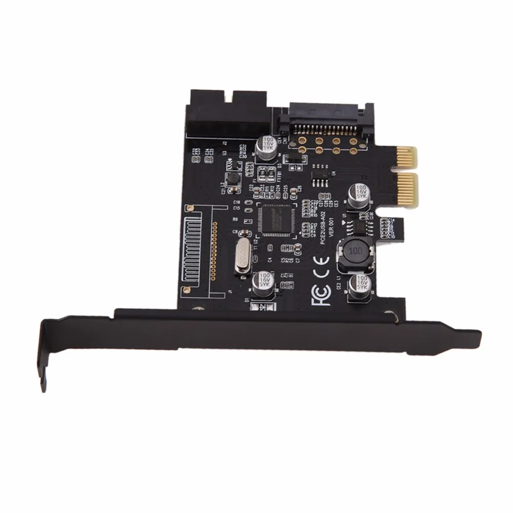 PCI E Express 19 контактный разъем USB 3 0 и 15 Контроллер Расширения питания SATA адаптер