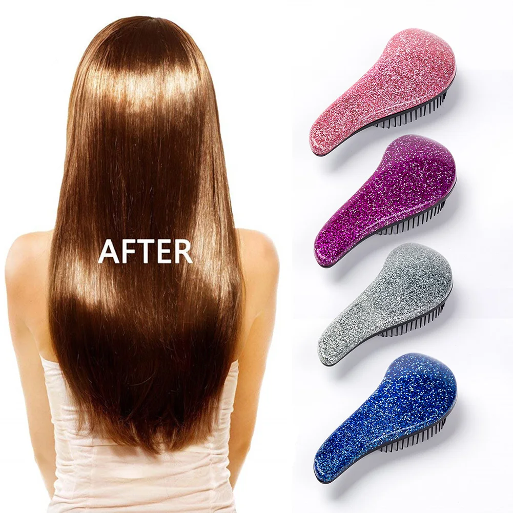 Волшебная Антистатическая щетка для волос с ручкой распутывающаяся Расческа