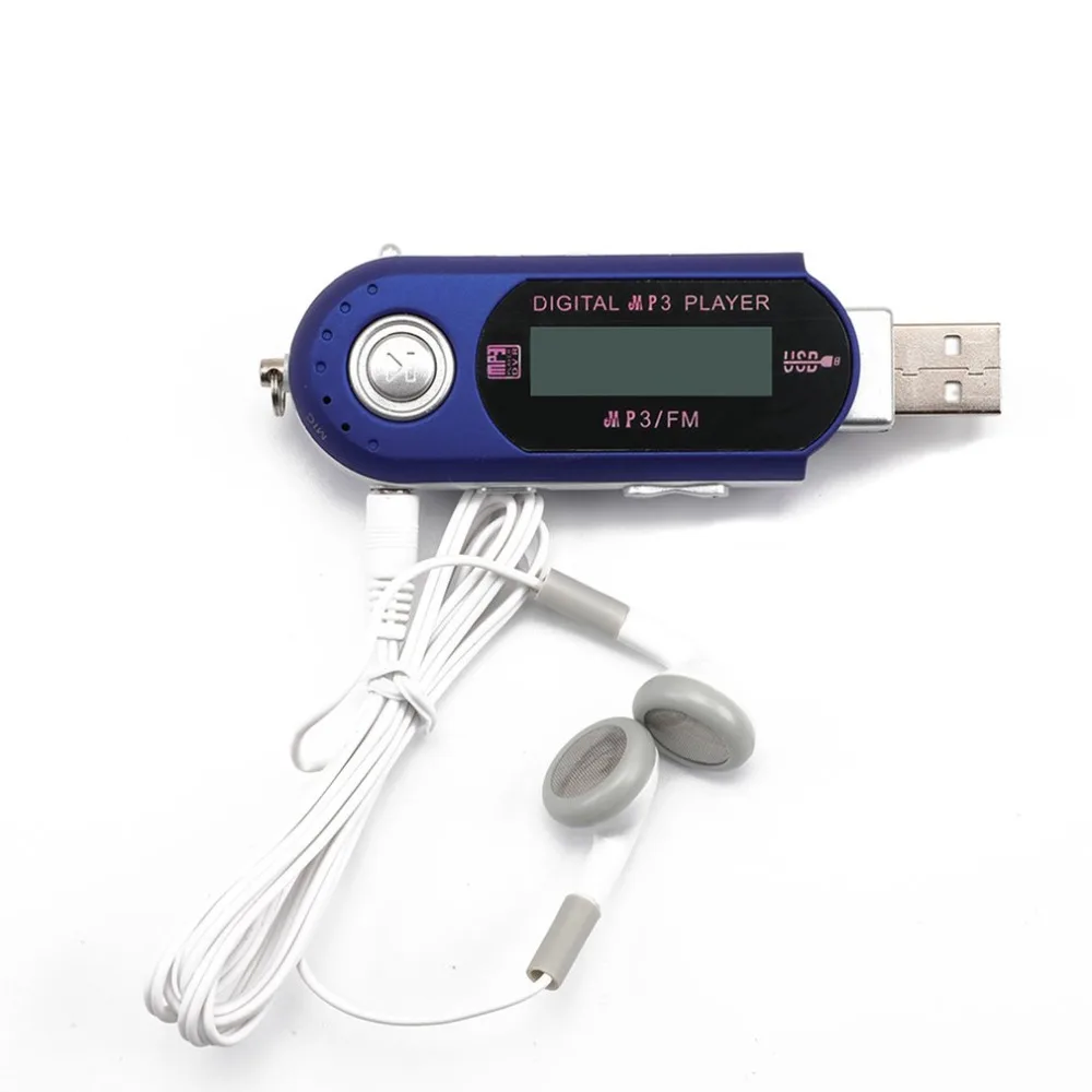 Мини USB флеш MP3 плеер с ЖК-экраном Поддержка флеш-карты 32 Гб TF Поддержка USB флэш mp3 музыкальный плеер с наушниками aaaaaaaa