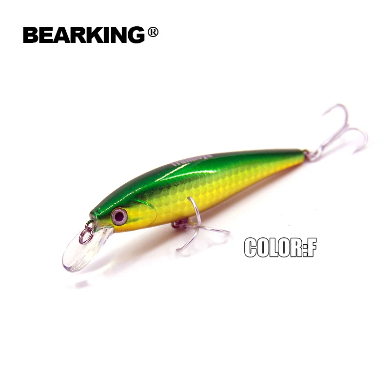 Приманка для рыбалки Bearking 2017 5 шт. гольян 7 8 см 9 2 г глубина 0 1 м рыболовный воблер