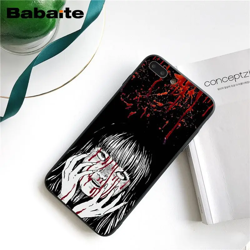 Babaite Junji Ito футболки ужас чехол для телефона для iphone 11 Pro 11Pro Max 8 7 6 6S Plus X XS MAX 5 5S SE XR