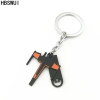 hbswui high quality classic tv movie cartoon anime keychain cosplay metal jewelry gifts for woman girl men