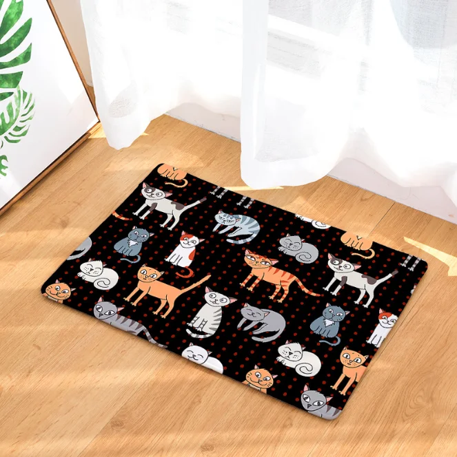 Мультфильм животных Коллекция коврик для ванной кухня ковры декоративные