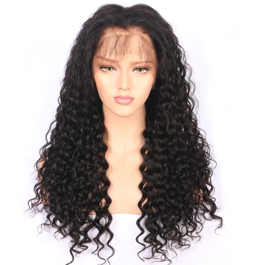 Волосы ELVA 13x4 человеческие волосы на кружеве парики для черных женщин бразильские